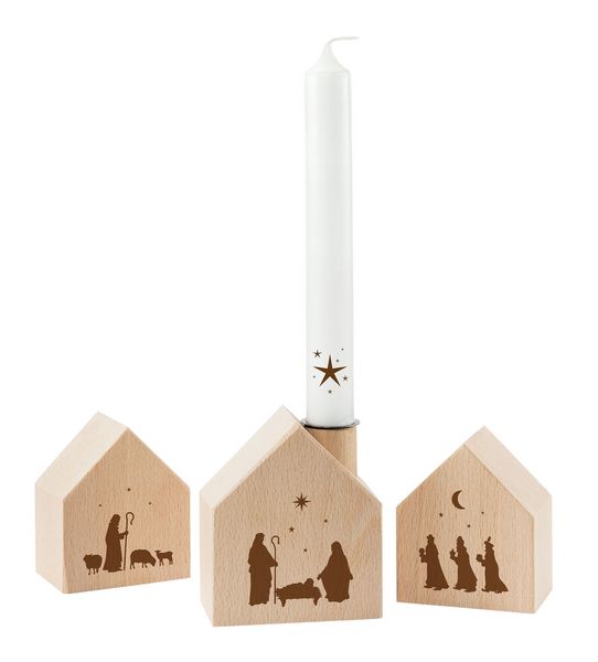 Produktbild: Holzhaus-Set Weihnachten