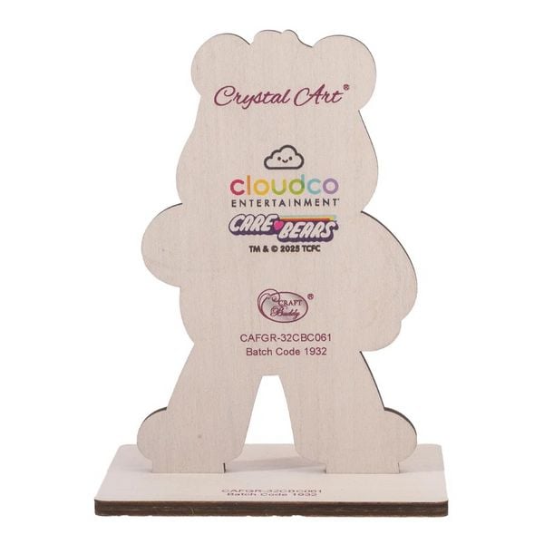 Produktbild: Craft Buddy CAFGR-32CBC061 - Crystal Art Buddies, Care Bears, Cheer Bear, rosa, Serie 6, Diamond Painting