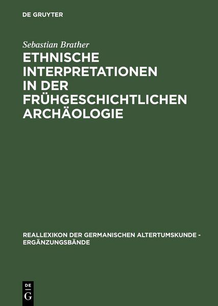 Produktbild: Ethnische Interpretationen in der fr&uuml;hgeschichtlichen Arch&auml;ologie