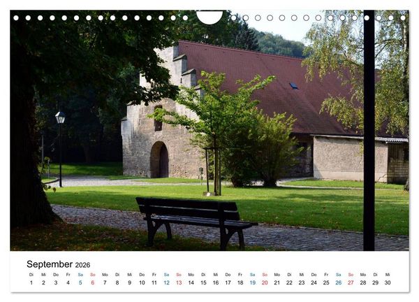 Produktbild: KLOSTER PFORTA (Wandkalender 2026 DIN A4 quer), CALVENDO Monatskalender