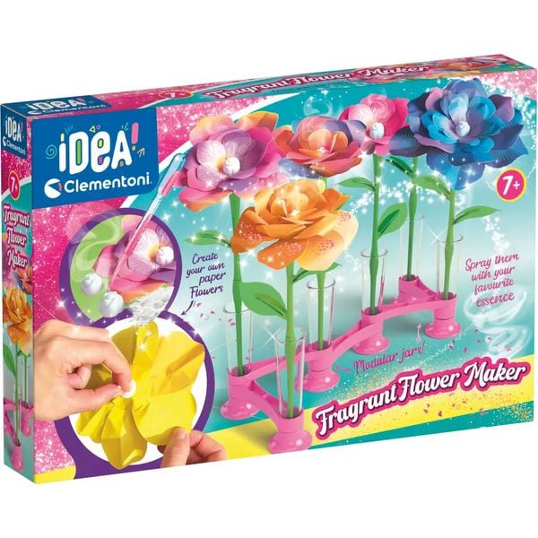 Clementoni IDEA Bastelset für Blumen