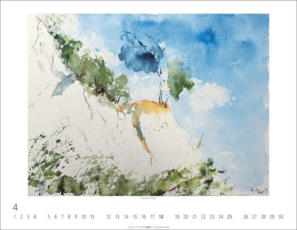 Produktbild: Zwischen Himmel und Erde Kalender 2027 - Aquarelle von Hans-J&uuml;rgen Gaudeck