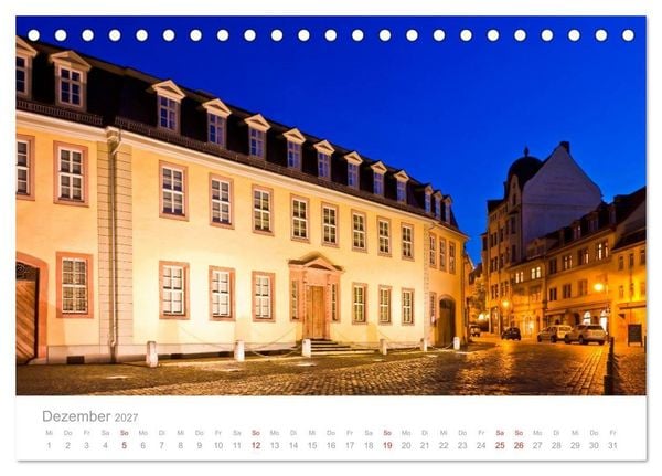 Produktbild: TH&Uuml;RINGEN 2027 (Tischkalender 2027 DIN A5 quer), CALVENDO Monatskalender