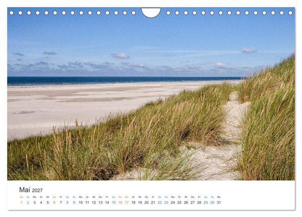 Produktbild: Amrum: Natur und Freiheit (Wandkalender 2027 DIN A4 quer), CALVENDO Monatskalender