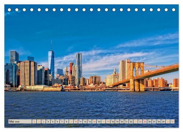 Produktbild: Die 12 meistbesuchten St&auml;dte der Welt (Tischkalender 2026 DIN A5 quer), CALVENDO Monatskalender