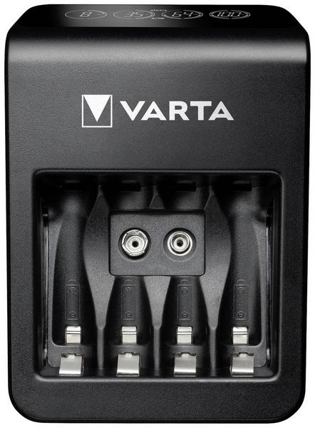 Produktbild: Varta LCD Plug Charger+ 4x 56706 Rundzellen-Ladeger&auml;t NiMH Micro (AAA), Mignon (AA), 9 V Block