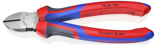 Produktbild: Knipex 70 02 180 Werkstatt Seitenschneider mit Facette 180mm