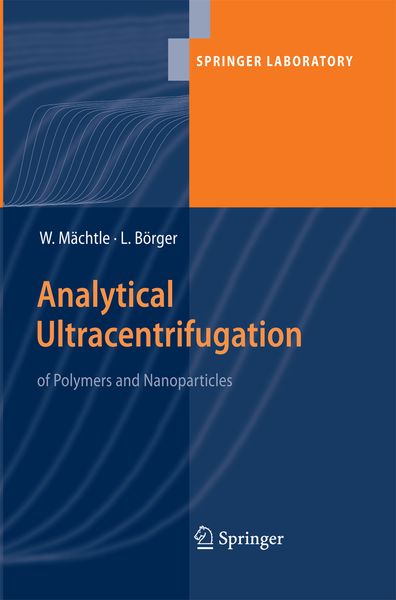 Produktbild: Analytical Ultracentrifugation of Polymers and Nanoparticles