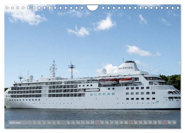 Produktbild: Container - Tanker - Kreuzfahrt - Schiffe (Wandkalender 2026 DIN A4 quer), CALVENDO Monatskalender