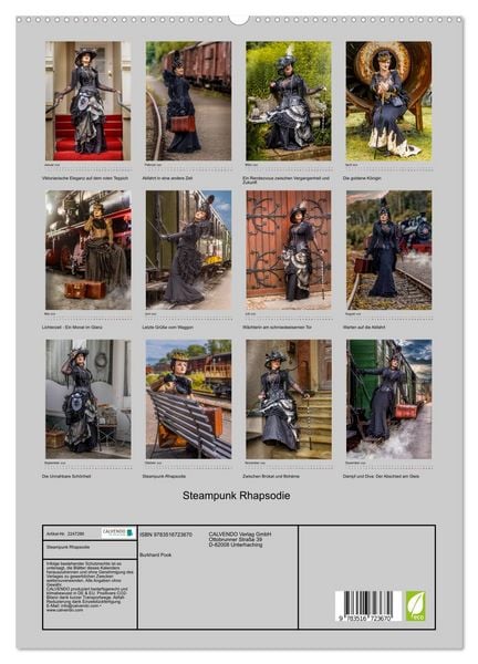 Produktbild: Steampunk Rhapsodie (hochwertiger Premium Wandkalender 2026 DIN A2 hoch), Kunstdruck in Hochglanz