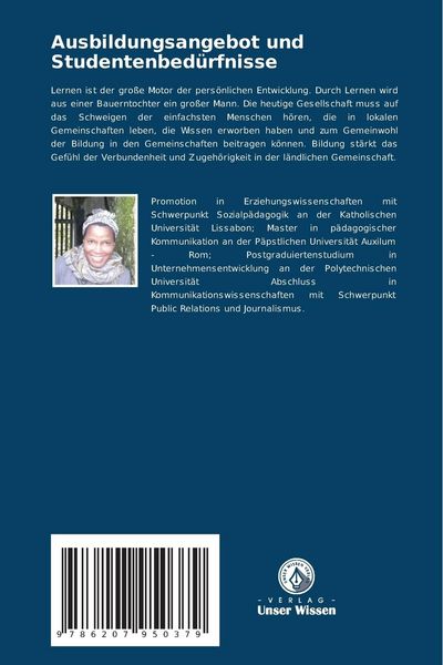 Produktbild: Ausbildungsangebot und Studentenbed&uuml;rfnisse