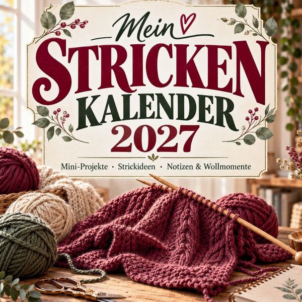 Produktbild: Mein Stricken-Kalender 2027