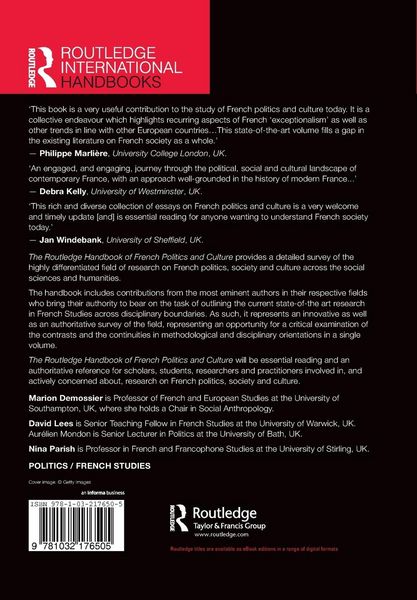 Produktbild: The Routledge Handbook of French Politics and Culture