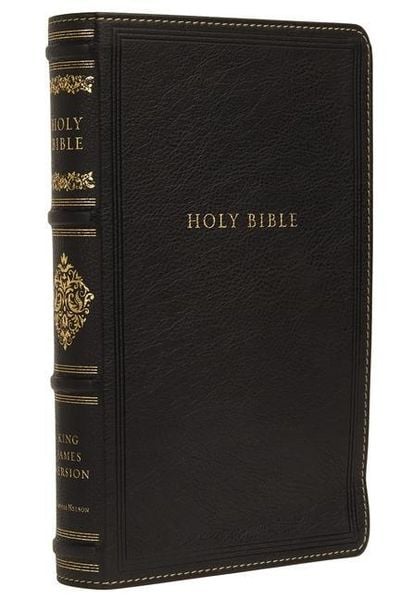 Produktbild: Kjv, Sovereign Collection Bible, Personal Size, Leathersoft, Black, Red Letter Edition, Comfort Print