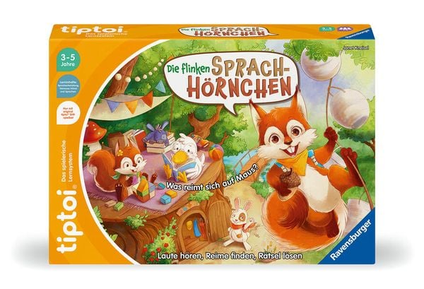 Ravensburger - tiptoi - Die flinken Sprach-Hörnchen