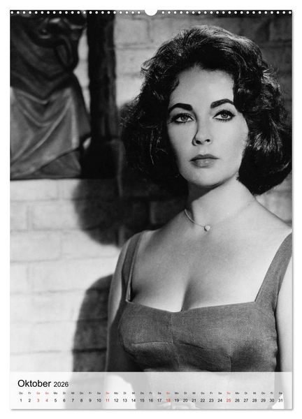 Produktbild: Elizabeth Taylor (hochwertiger Premium Wandkalender 2026 DIN A2 hoch), Kunstdruck in Hochglanz