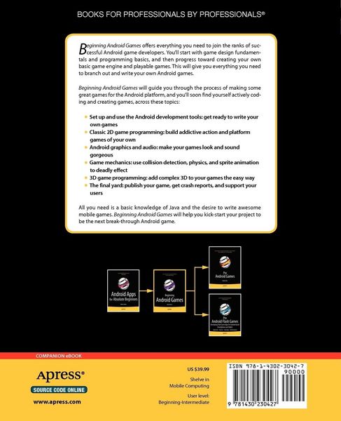 Produktbild: Beginning Android Games