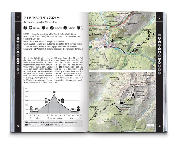 KOMPASS Wanderführer Naturpark Karwendel, 60 Touren