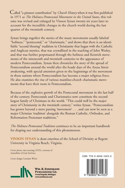 Produktbild: The Holiness-Pentecostal Tradition