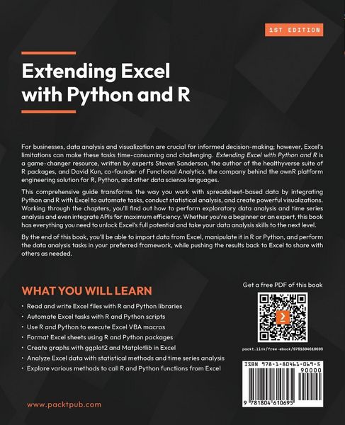 Produktbild: Extending Excel with Python and R