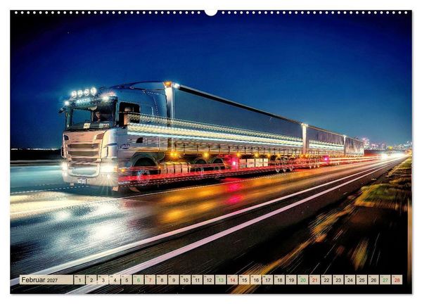 Produktbild: Road Train - LKW (Wandkalender 2027 DIN A2 quer), CALVENDO Monatskalender