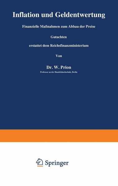Produktbild: Inflation und Geldentwertung