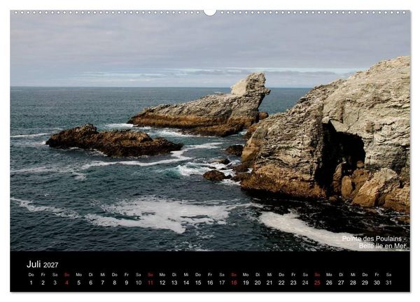 Produktbild: Bretagne - Zwischen Meer und Geschichte (Wandkalender 2027 DIN A2 quer), CALVENDO Monatskalender