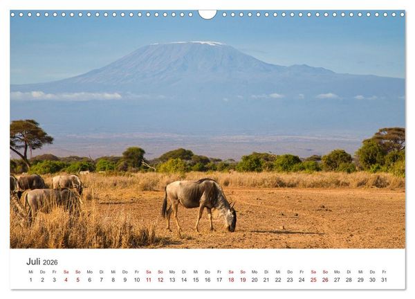 Produktbild: Kenia - Eine Entdeckungsreise durch das Land im Osten Afrikas (Wandkalender 2026 DIN A3 quer), CALVENDO Monatskalender