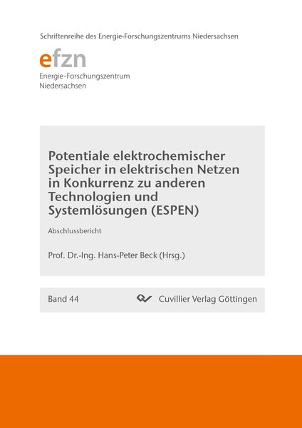 Potentiale elektrochemischer Speicher in elektrischen Netzen in Konkurrenz zu anderen Technologien und Systemlösungen (E