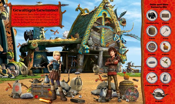Produktbild: Dragons: 1001 Drachensachen zum Suchen und Entdecken