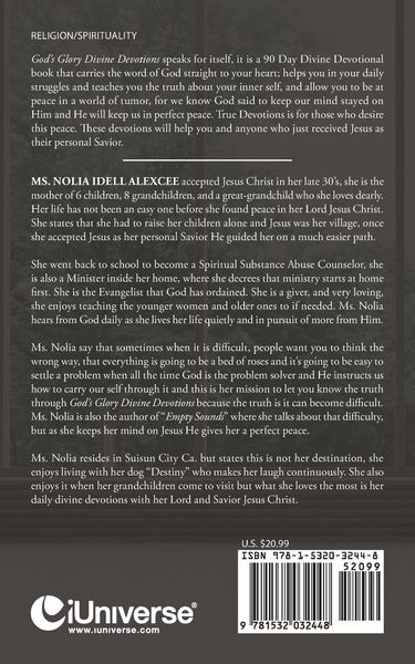 Produktbild: Alexcee, N: God's Glory Divine Devotions