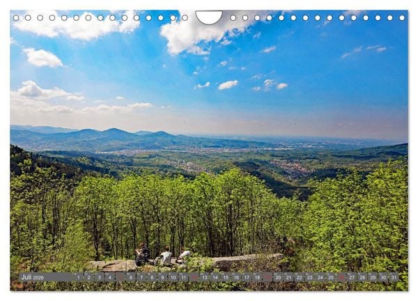 Produktbild: Schwarzwald-Wanderungen (Wandkalender 2026 DIN A4 quer), CALVENDO Monatskalender