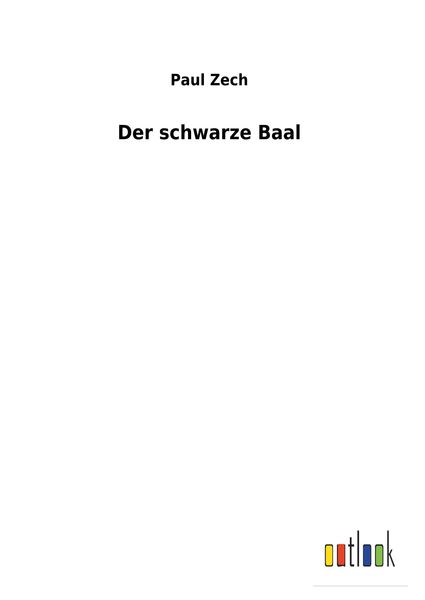 Produktbild: Der schwarze Baal