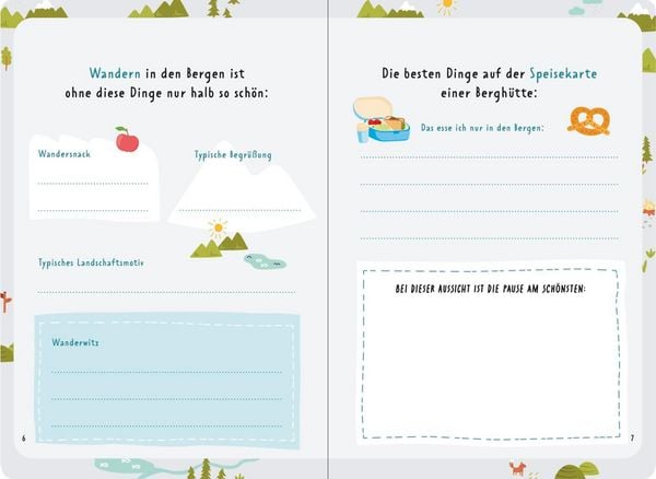 Produktbild: Mein buntes Wandertagebuch