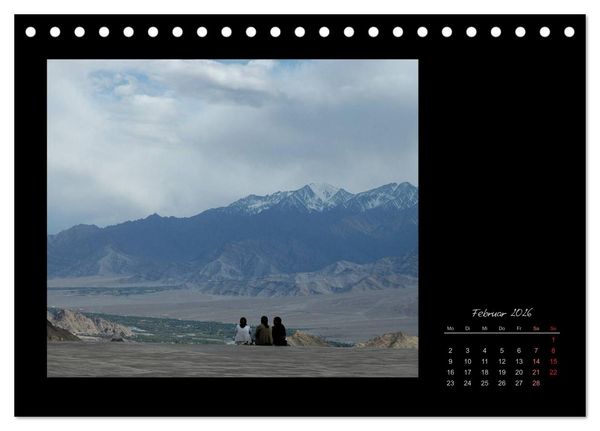 Produktbild: Ladakh, Berge und Spruchweisheiten (Tischkalender 2026 DIN A5 quer), CALVENDO Monatskalender