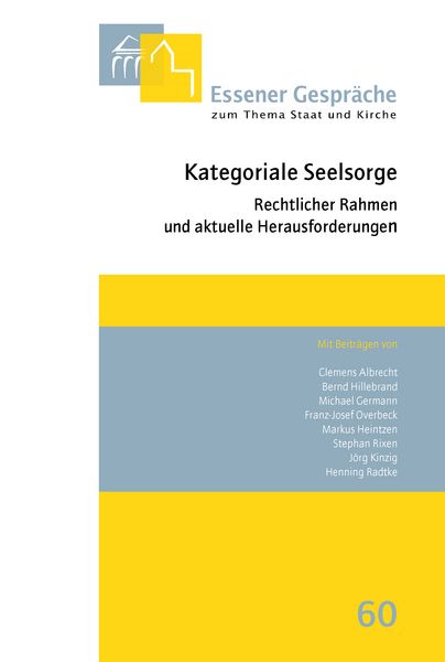 Produktbild: Essener Gespr&auml;che zum Thema Staat und Kirche, Band 60