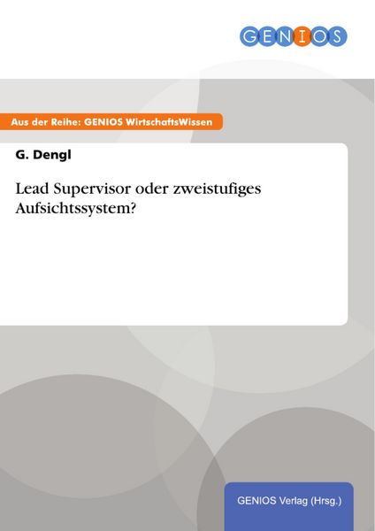Produktbild: Lead Supervisor oder zweistufiges Aufsichtssystem?
