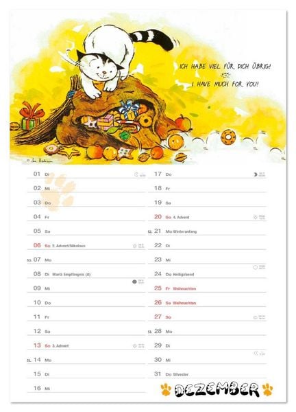 Produktbild: Kater Jacob: kleine Katzenweisheiten (Wandkalender 2026 DIN A4 hoch), CALVENDO Monatskalender