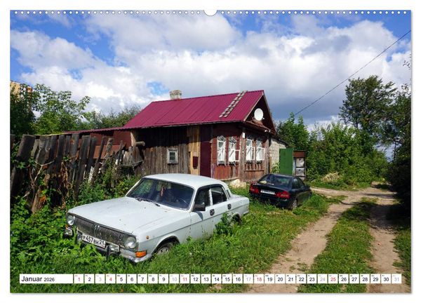Produktbild: Sowjet-Mobile - Oldtimer der UdSSR (hochwertiger Premium Wandkalender 2026 DIN A2 quer), Kunstdruck in Hochglanz