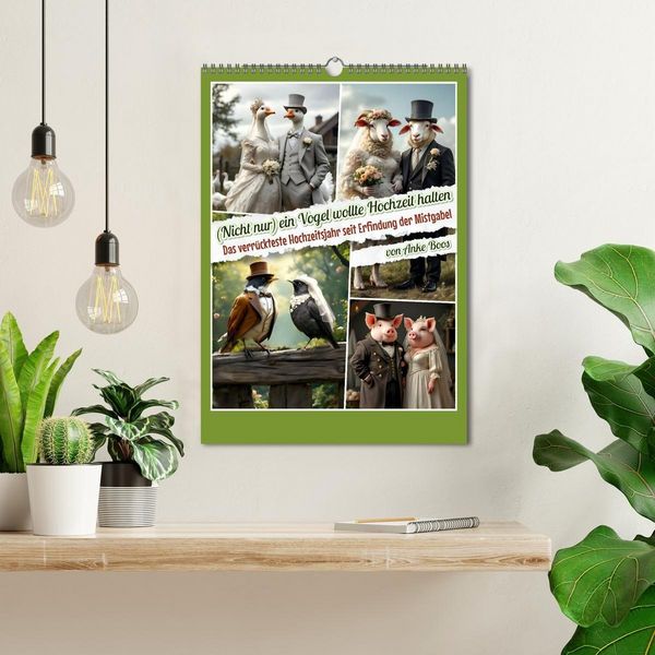 Produktbild: Nicht nur ein Vogel wollte Hochzeit halten (Wandkalender 2026 DIN A3 hoch), CALVENDO Monatskalender