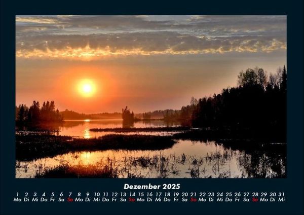 Produktbild: Sonnenunterg&auml;nge 2025 Fotokalender DIN A4