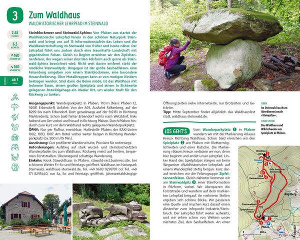 Produktbild: ROTHER Wanderbuch ErlebnisWandern mit Kindern Oberpfalz