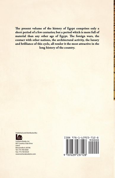 Produktbild: A History of Egypt During the Xviith and Xviiith Dynasties Volume 2