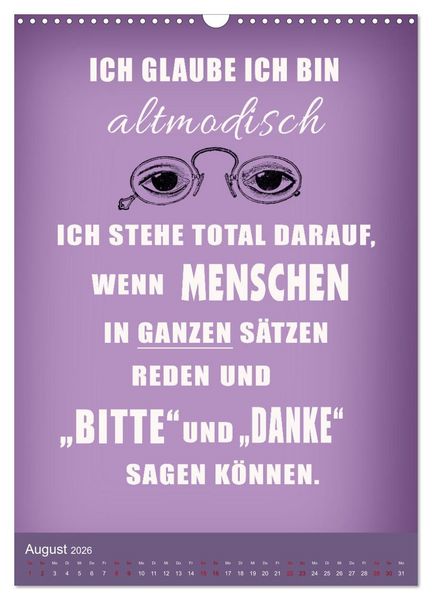 Produktbild: B&uuml;ro und so ... (Wandkalender 2026 DIN A3 hoch), CALVENDO Monatskalender