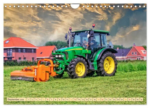 Produktbild: Landwirtschaft - Hightech und Handarbeit (Wandkalender 2026 DIN A4 quer), CALVENDO Monatskalender