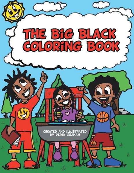 Produktbild: The Big Black Coloring Book