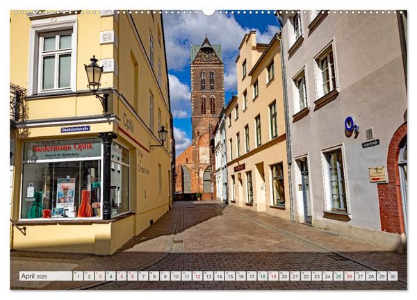 Produktbild: Wismar &ndash; Eine Hansestadt mit Charme (hochwertiger Premium Wandkalender 2026 DIN A2 quer), Kunstdruck in Hochglanz