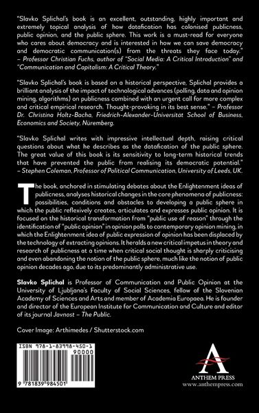 Produktbild: Datafication of Public Opinion and the Public Sphere