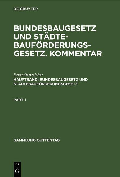 Produktbild: Bundesbaugesetz und St&auml;dtebauf&ouml;rderungsgesetz