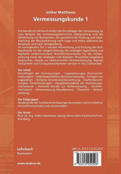 Produktbild: Vermessungskunde 1
